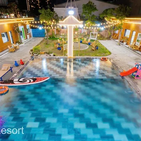 Amy Resort Pool Party - Di Bo Ra Bien - Thich Hop To Chuc Tiec Team Building